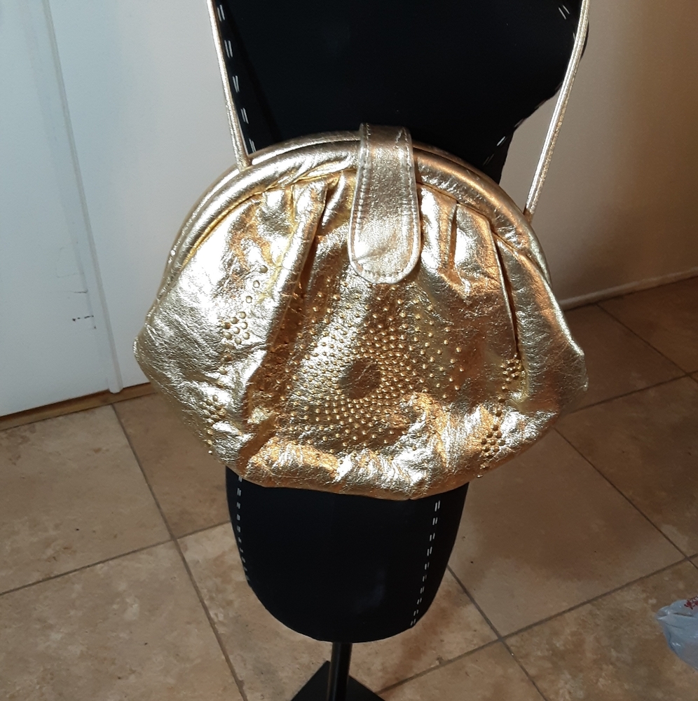 Elegant Gold  Women's Bag